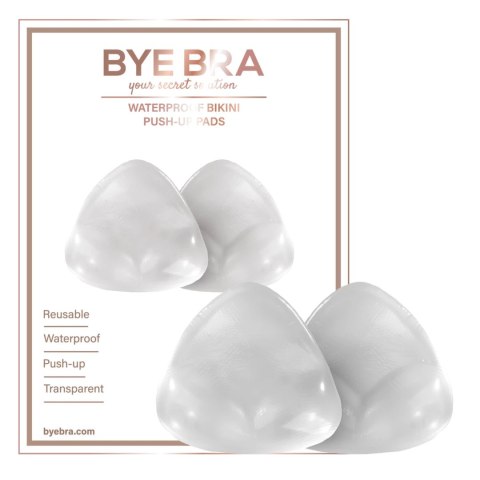 Bye Bra Waterproof Pads Clear silikonowe wkładki push-up wodoodporne
