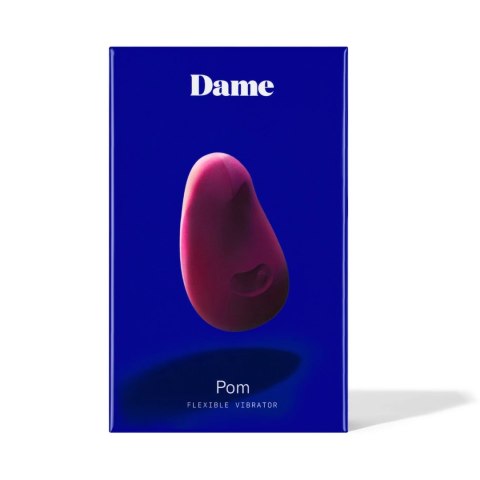 Dame Products Pom Plum - masażer personalny silikonowy, ergonomiczny