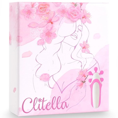 FeelzToys Clitella Pink - Kompaktowy stymulator z wymiennymi końcowkami