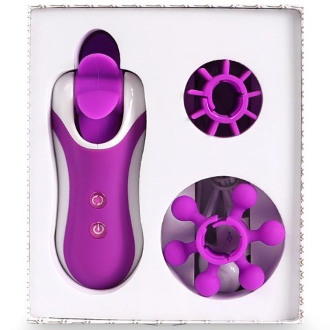 FeelzToys Clitella Purple - Kompaktowy Stymulator Klitorisu USB