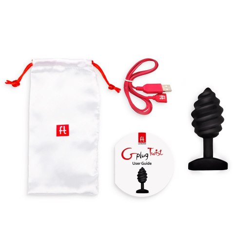 Gvibe Gplug Twist - wibrujący korek spiralny silikonowy 3,9 cm