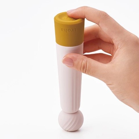 Iroha by Tenga Rin Kogane - kompaktowy model z miękką końcowką, żołty