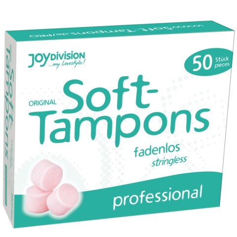 Joydivision Soft-Tampons Normal Professional 50 szt. - higieniczne, bezsznurkowe