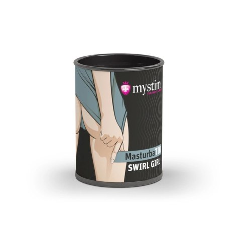 Mystim MasturbaTIN Swirl Girl Waves - kompaktowa maszyna intymna TPE
