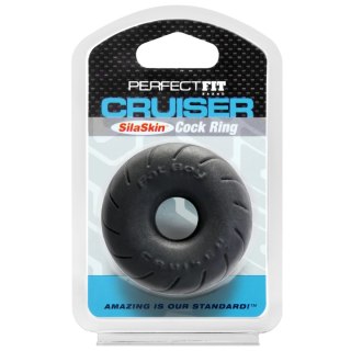 Perfect Fit Cruiser Ring 6,4 cm Black - elastyczny pierścień SilaSkin