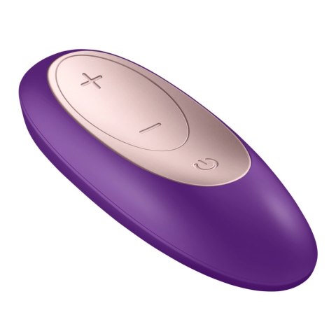 Satisfyer Double Plus Remote silikonowy model dla par sterowany pilotem
