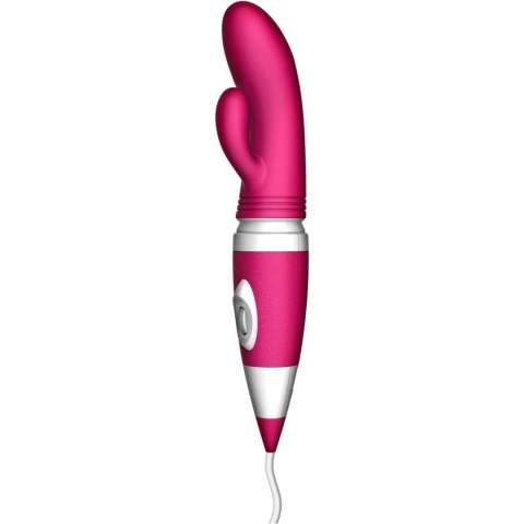 Bodywand Wand Plus Power Plug-In Rabbit Pink - model zasilany sieciowo, silikonowy