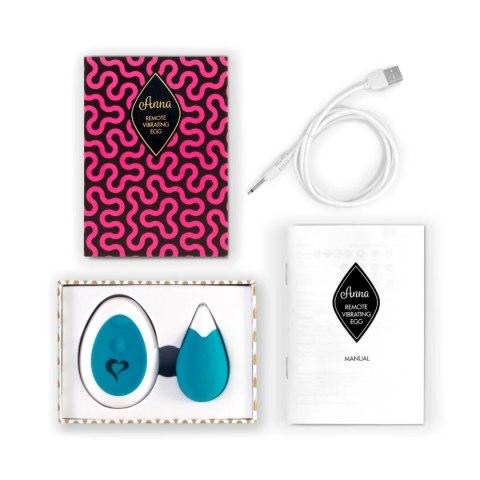 FeelzToys Anna Deep Green - bezprzewodowy system wibracyjny, 10 trybow