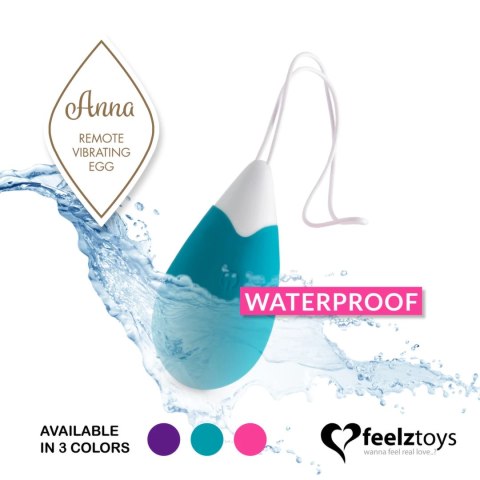 FeelzToys Anna Deep Green - bezprzewodowy system wibracyjny, 10 trybow