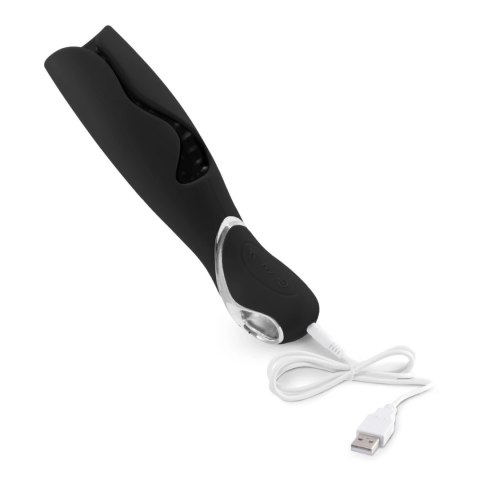 LoversPremium Vulcan Black - Wibrująca maszyna intymna, 10 trybow, USB