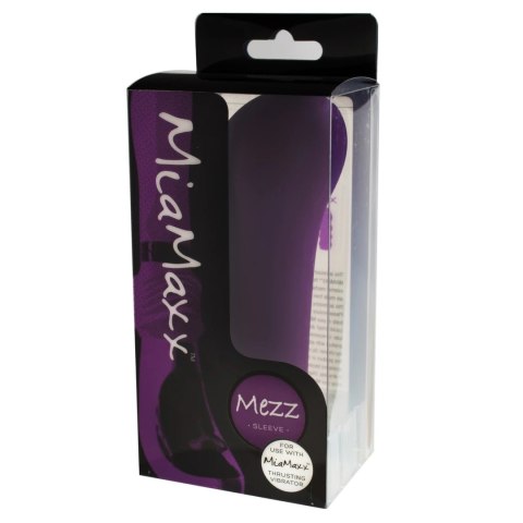 MiaMaxx Mezz Sleeve G-Spot Purple - Nakładka silikonowa do MiaMaxx, fioletowa