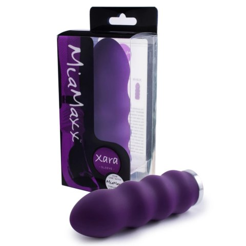 MiaMaxx Xara Sleeve Wave Purple - Falista nakładka silikonowa 13,5cm