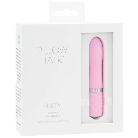 Pillow Talk Flirty Pink - bezprzewodowy masażer silikonowy, kompaktowy