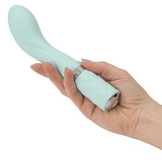 Pillow Talk Sassy Teal - elegancki model z ergonomiczną głowicą USB