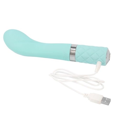 Pillow Talk Sassy Teal - elegancki model z ergonomiczną głowicą USB