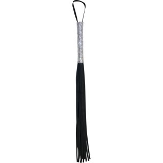 Sportsheets S&M Sparkle Flogger pejcz z błyszczącą rączką 79 cm