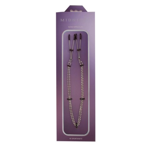 Sportsheets Sincerely Bling Nipple Clips zaciski z cyrkoniami 50,8 cm