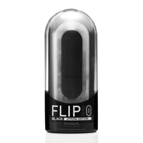 Tenga Flip Zero Black - zaawansowana maszyna intymna, edycja Strong