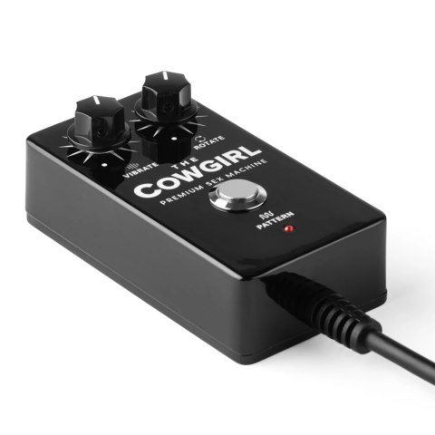 The Cowgirl Premium Siedzisko Intymne Czarny - 6 trybow, sterowanie