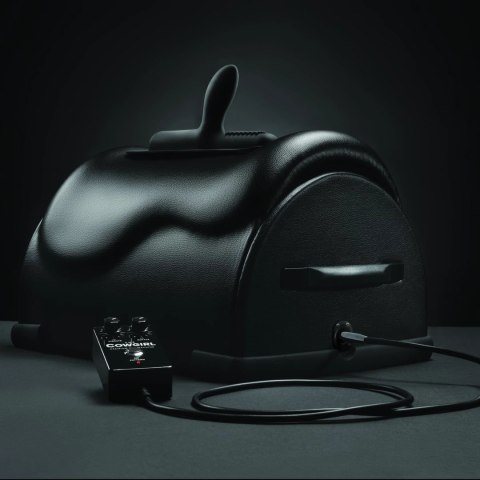 The Cowgirl Premium Siedzisko Intymne Czarny - 6 trybow, sterowanie