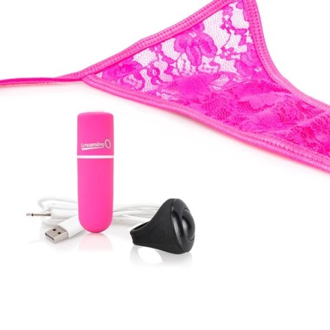 The Screaming O Charged Panty Vibe Pink - Zdalnie Sterowany System Wibracyjny