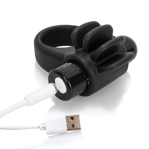 The Screaming O Charged Skooch Black - model z 10 trybami, silikonowy, czarny