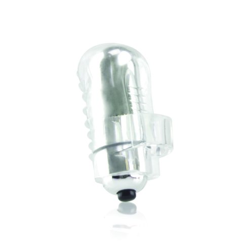 The Screaming O FingO Wavy Clear - dyskretna nakładka wibrująca na palec