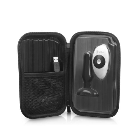 B-Vibe Novice Plug Black - kompaktowa maszyna intymna z pilotem