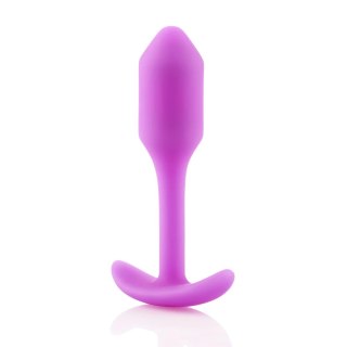 B-Vibe Snug Plug 1 Fuchsia silikonowy anatomiczny korek 54g