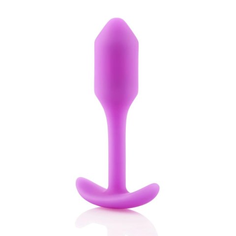 B-Vibe Snug Plug 1 Fuchsia silikonowy anatomiczny korek 54g