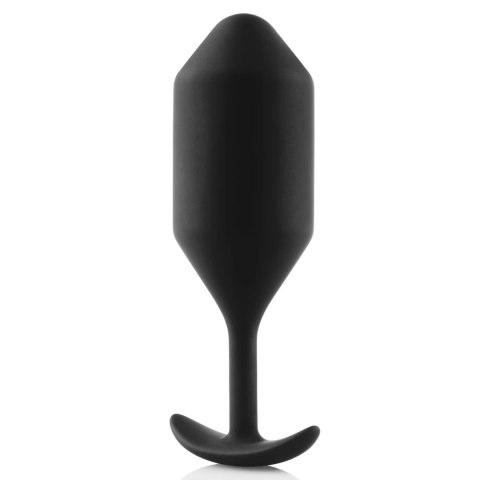 B-Vibe Snug Plug 4 Black - anatomiczny model silikonowy 255g