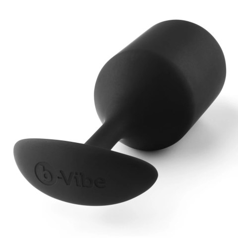 B-Vibe Snug Plug 4 Black - anatomiczny model silikonowy 255g