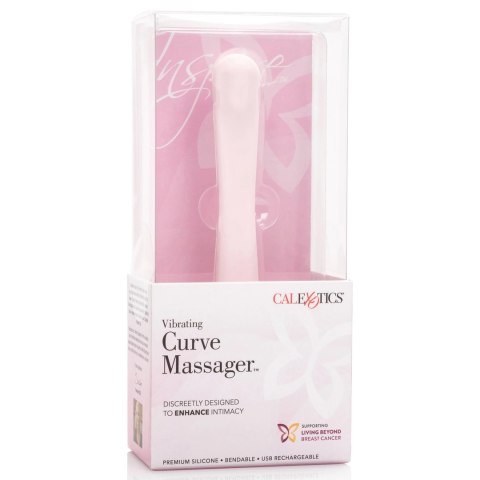 CalExotics Inspire Vibrating Curve Massager silikonowy, 10 trybow, rożowy
