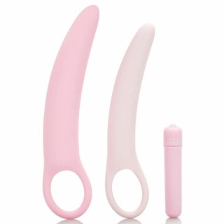 CalExotics Inspire Vibrating Dilator Kit silikonowy zestaw z wibracją