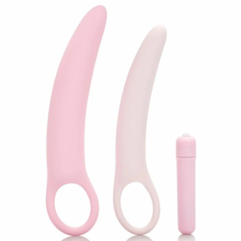 CalExotics Inspire Vibrating Dilator Kit silikonowy zestaw z wibracją