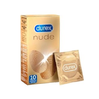 Durex Nude 10 sztuk - ultra cienkie prezerwatywy lateksowe