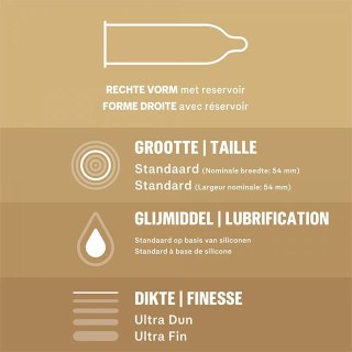 Durex Nude 10 sztuk - ultra cienkie prezerwatywy lateksowe