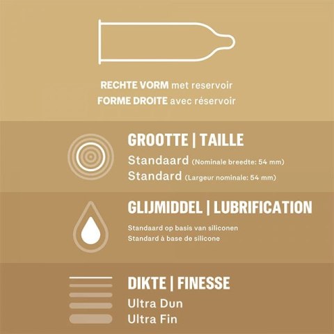 Durex Nude 10 sztuk - ultra cienkie prezerwatywy lateksowe