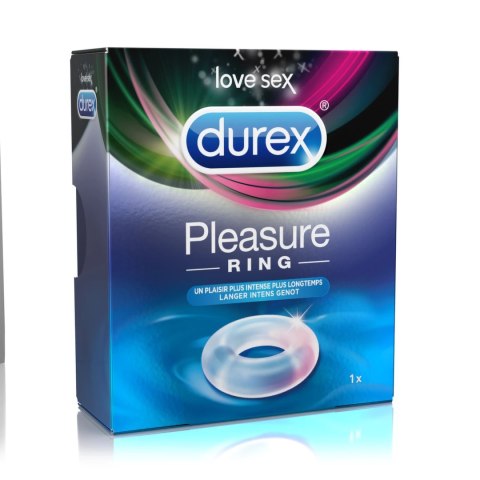 Durex Pleasure Ring silikonowy pierścień komfortowy, wielokrotnego użytku