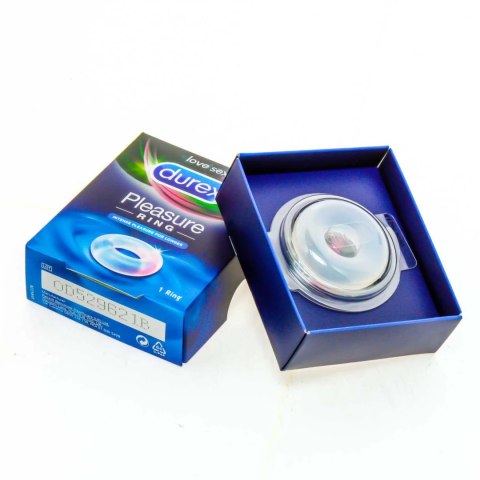 Durex Pleasure Ring silikonowy pierścień komfortowy, wielokrotnego użytku