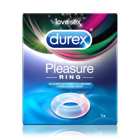 Durex Pleasure Ring silikonowy pierścień komfortowy, wielokrotnego użytku