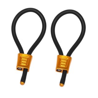 ElectraStim Prestige ElectraLoops Gold - zestaw 2 pozłacanych pętli regulowanych