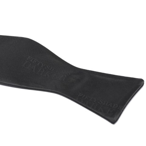 Fifty Shades of Grey Darker His Rules szarfa-muszka 2w1, czarna 100 cm