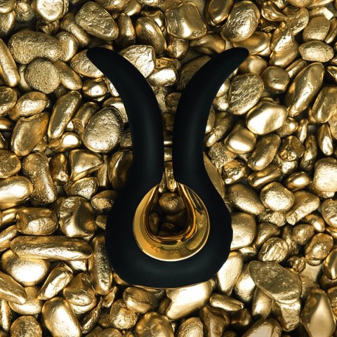 Fun Toys Gvibe Mini Gold - kompaktowy model, 2 silniki, wodoodporny