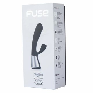 Kiiroo OhMiBod Fuse Black - interaktywne urządzenie intymne Bluetooth
