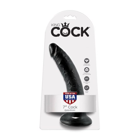 King Cock Model 17,8 cm - anatomiczny kształt z mocną przyssawką