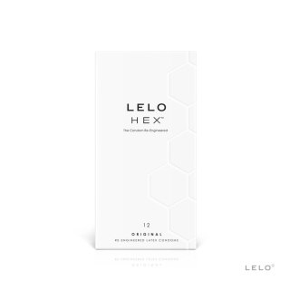 LELO HEX Original 12 szt. prezerwatywy o strukturze heksagonalnej