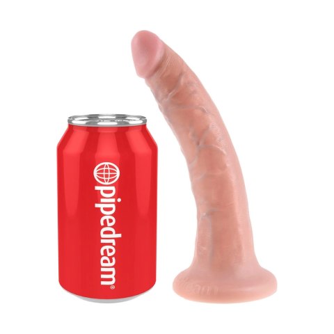 Pipedream King Cock 7 Inch Flesh - model z przyssawką, długość 17,8 cm