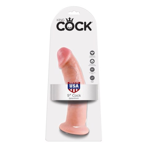 Pipedream King Cock model 22,9 cm z przyssawką, hypoalergiczny USA