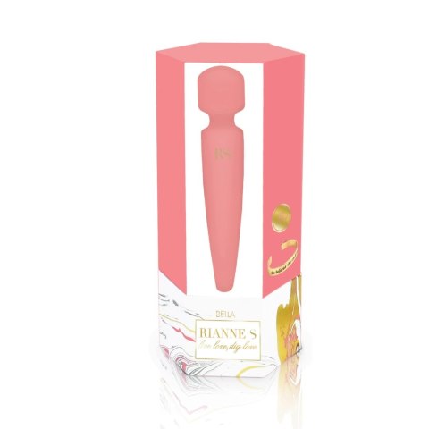 RS Essentials Bella Mini Body Wand Coral - kompaktowy masażer wodoodporny